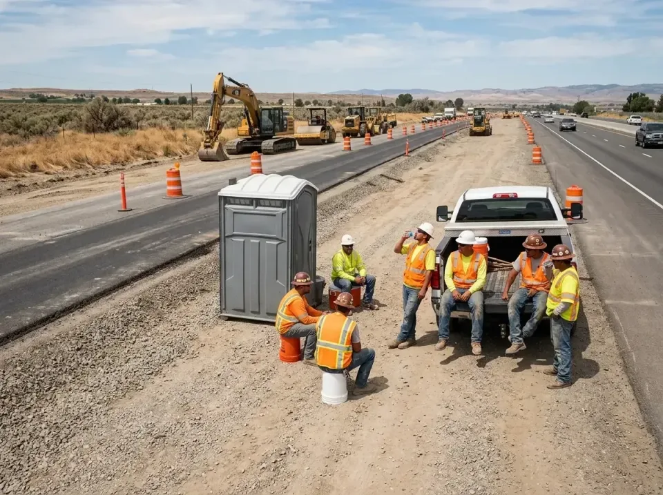 highway-road-construction-crew-007 — frequently asked questions, Porta Potty and Restroom Rentals in Los Alamitos, CA